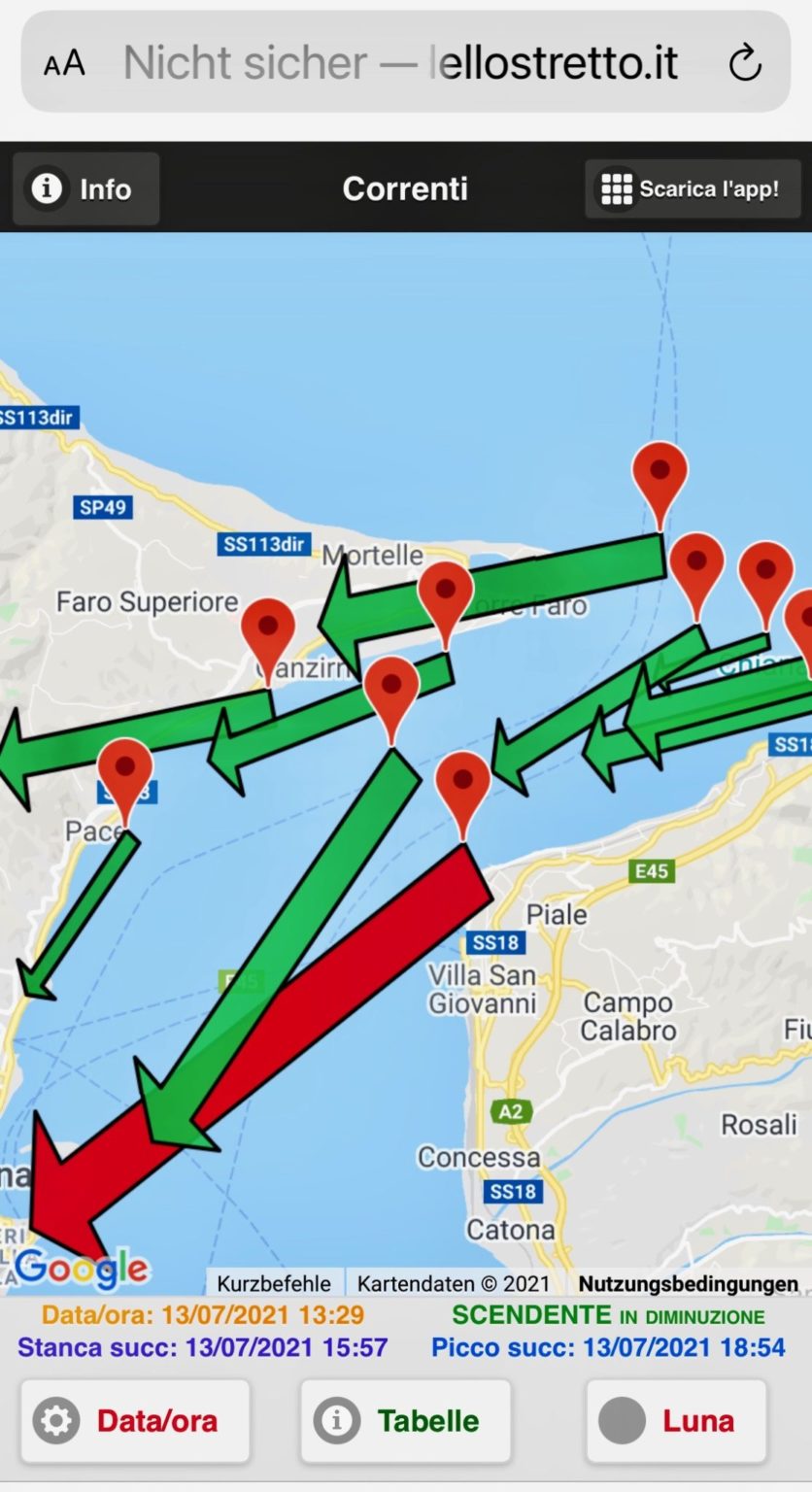 Die Straße von Messina